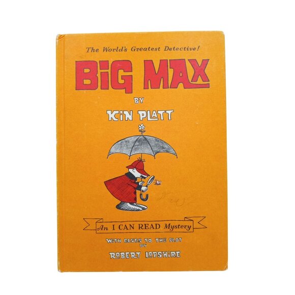 Big Max Worlds Greatest Detective Vintage Childrens Hardcover Book Kin Platt - Picture 1 of 16